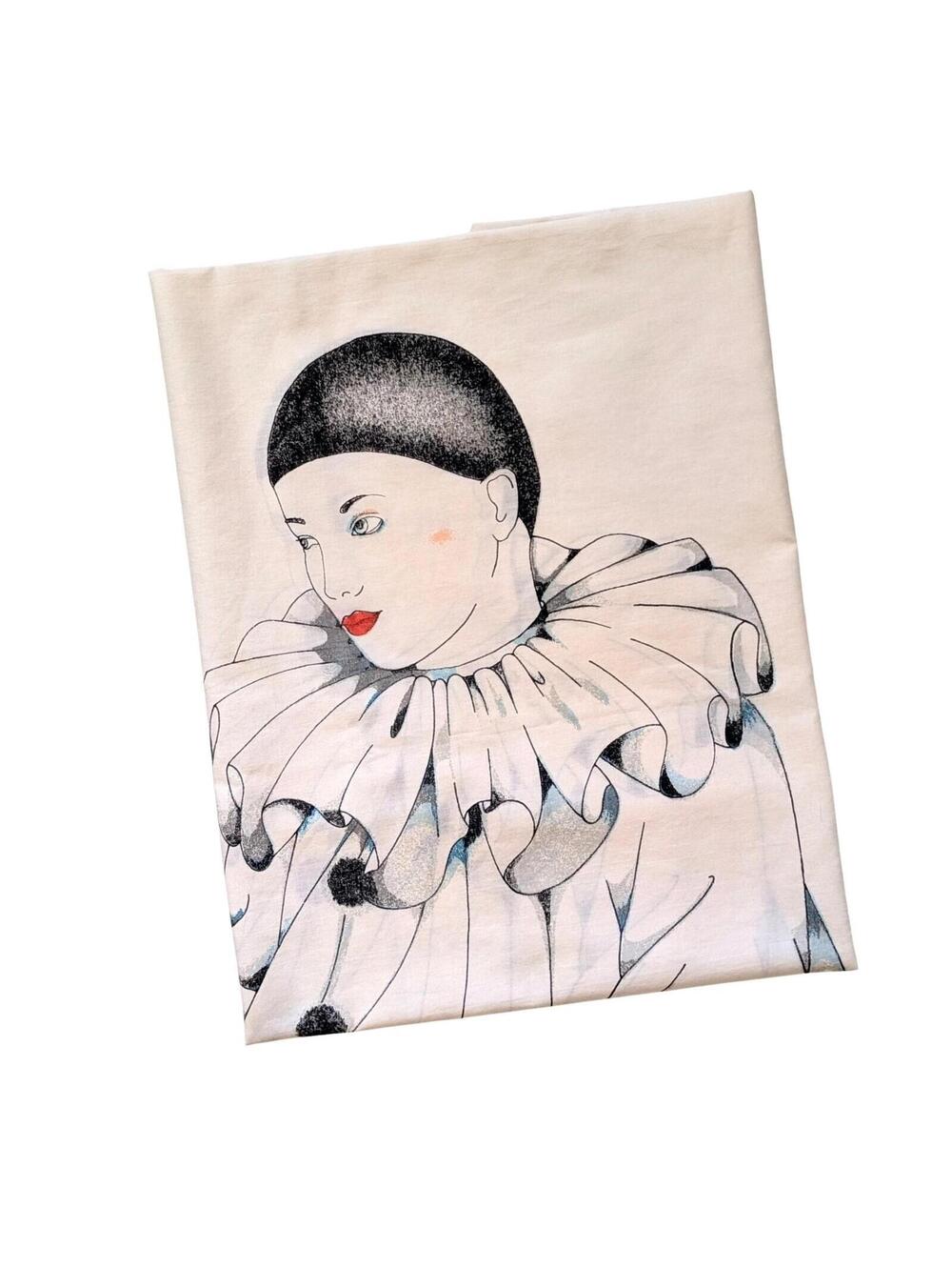 Rare Vintage Pierrot Full Sheet Set - Joyce Panos Design -